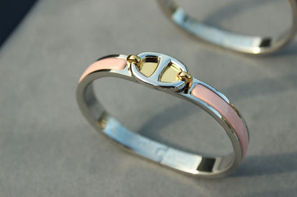 [Vellora Opalyn]CLIC CHAINE SILVER BRACELET