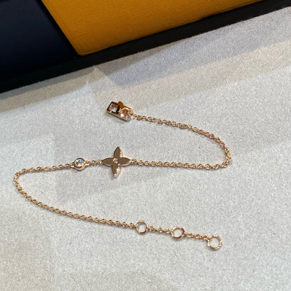 [Vellora Opalyn]STAR DIAMOND PINK GOLD BRACELET