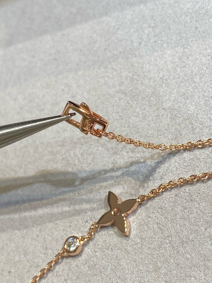 [Vellora Opalyn]STAR DIAMOND PINK GOLD BRACELET