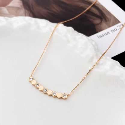 [Vellora Opalyn]BEE MY LOVE DIAMOND NECKLACE