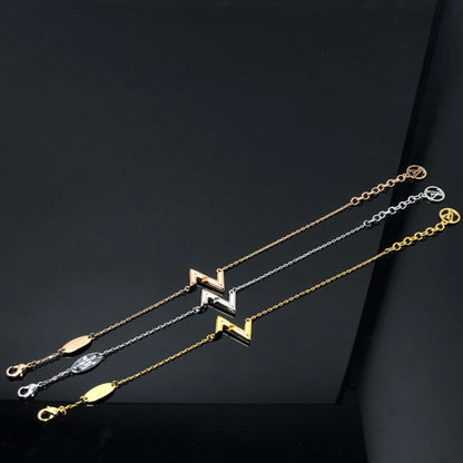 [Vellora Opalyn]VOLT LV LOGO BRACELET
