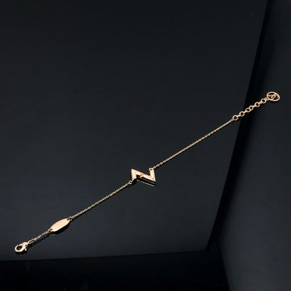 [Vellora Opalyn]VOLT LV LOGO BRACELET