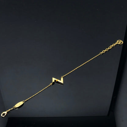 [Vellora Opalyn]VOLT LV LOGO BRACELET