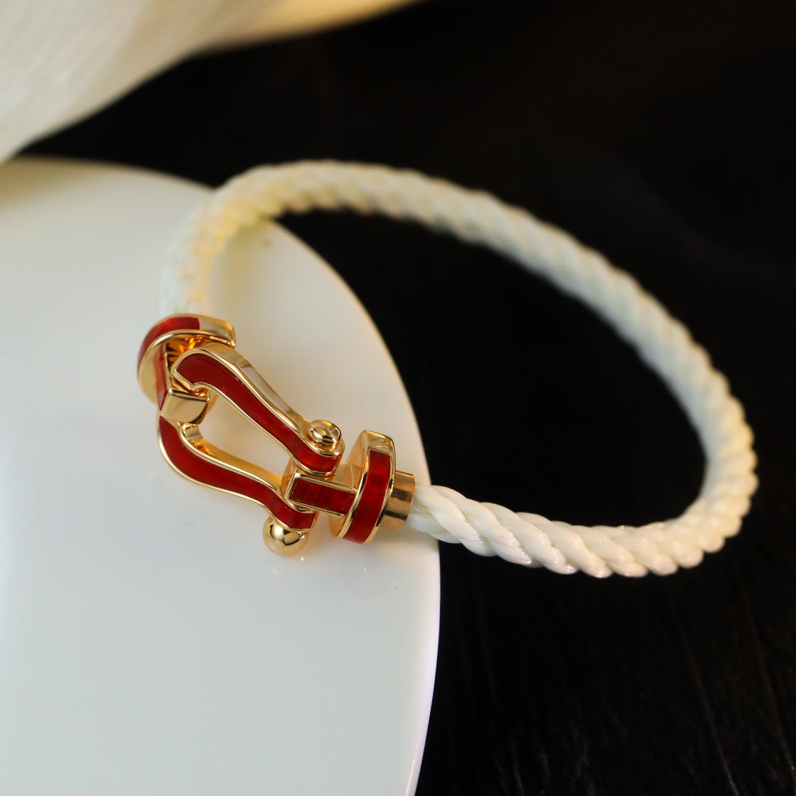 [Vellora Opalyn]FORCE 10 WHITE TEXTILE DIAMOND PAVED