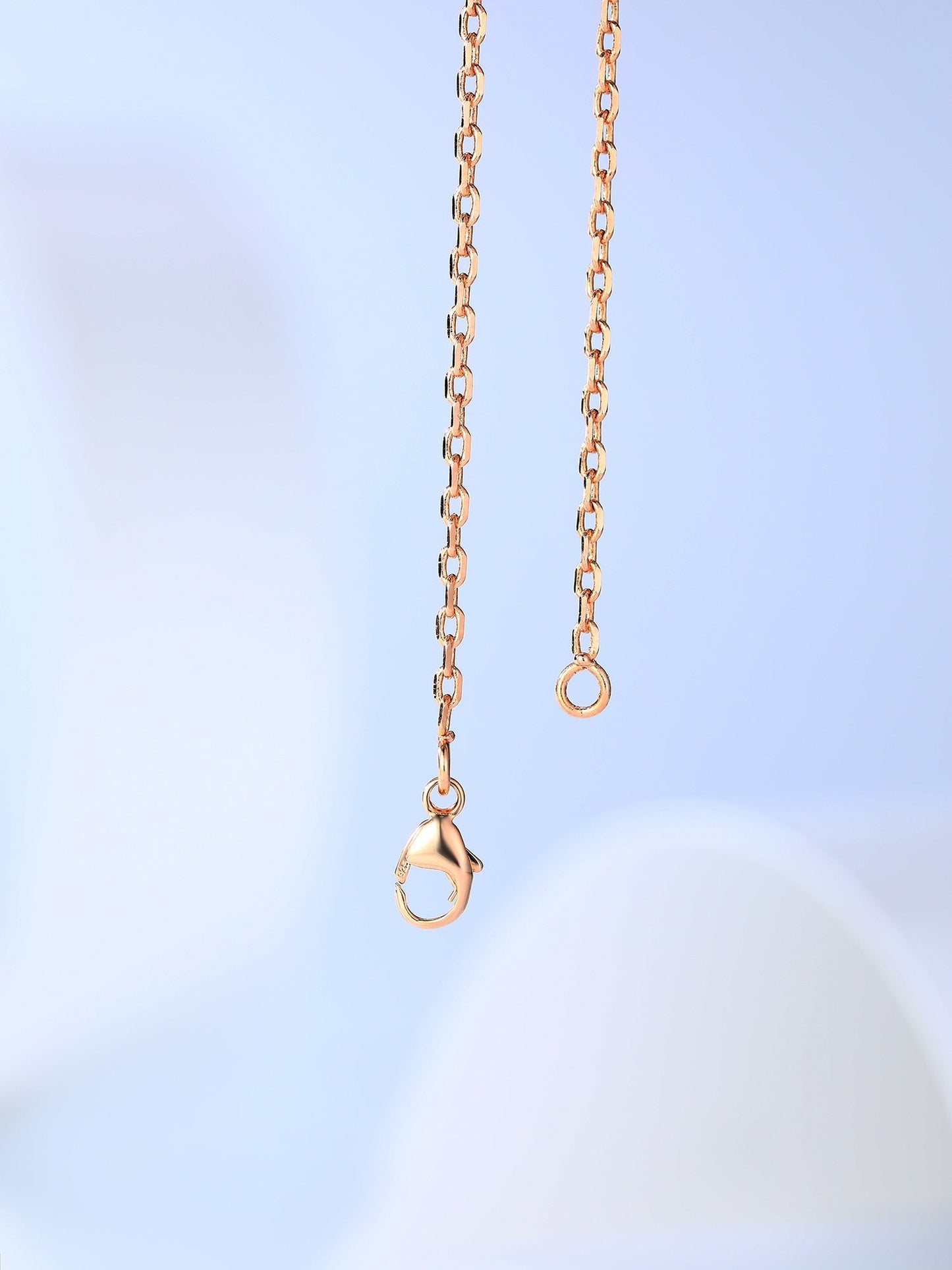 [Vellora Opalyn]H CAGE PINK GOLD NECKLACE