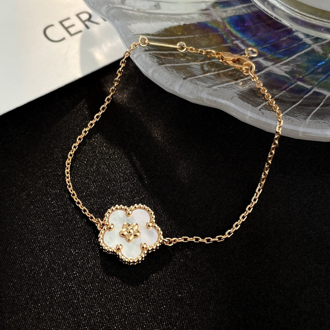 [Vellora Opalyn]LUCKY SPRING ROSE GOLD MOP BRACELET