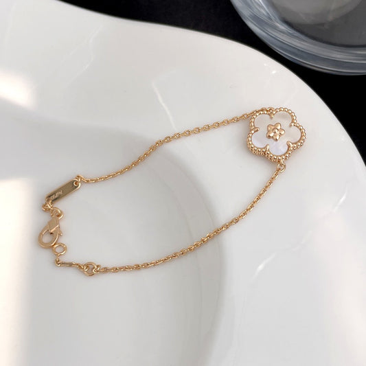 [Vellora Opalyn]LUCKY SPRING ROSE GOLD MOP BRACELET