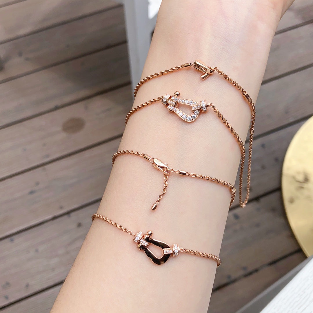 [Vellora Opalyn]FORCE 10 PINK GOLD DIAMOND NECKLACE