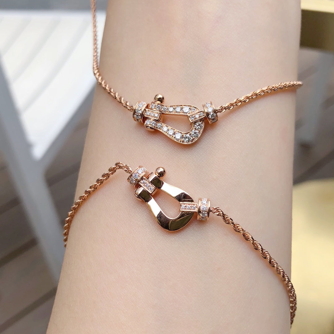 [Vellora Opalyn]FORCE 10 PINK GOLD DIAMOND NECKLACE