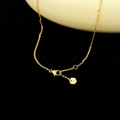 [Vellora Opalyn]BEE MINI PEDANT DIAMOND NECKLACE