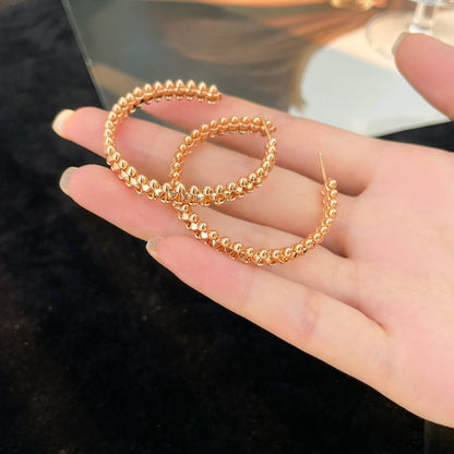 [Vellora Opalyn]CLASH HOOP EARRINGS