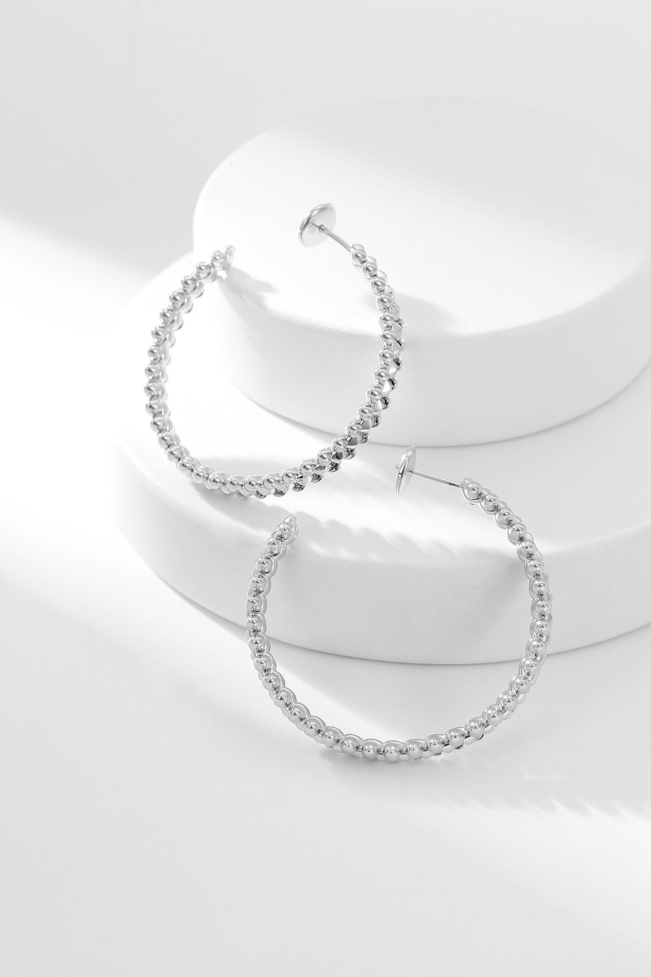 [Vellora Opalyn]CLASH HOOP EARRINGS