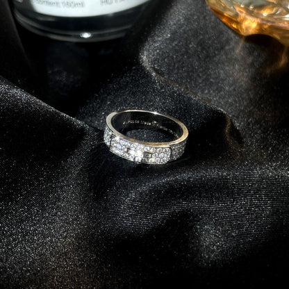 [Vellora Opalyn]KELLY SILVER DIAMOND RING