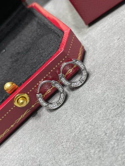 [Vellora Opalyn]LOVE DIAMOND EARRINGS