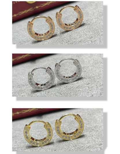 [Vellora Opalyn]LOVE DIAMOND EARRINGS