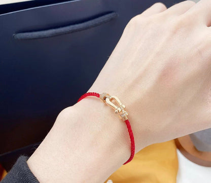 [Vellora Opalyn]FORCE 10 HALF DIAMOND PINK GOLD RED CORDERI LARGE AND MEDIUM MODEL