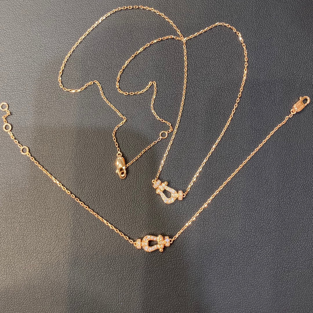 [Vellora Opalyn]FORCE 10 DIAMOND PINK GOLD NECKLACE MINI MODEL