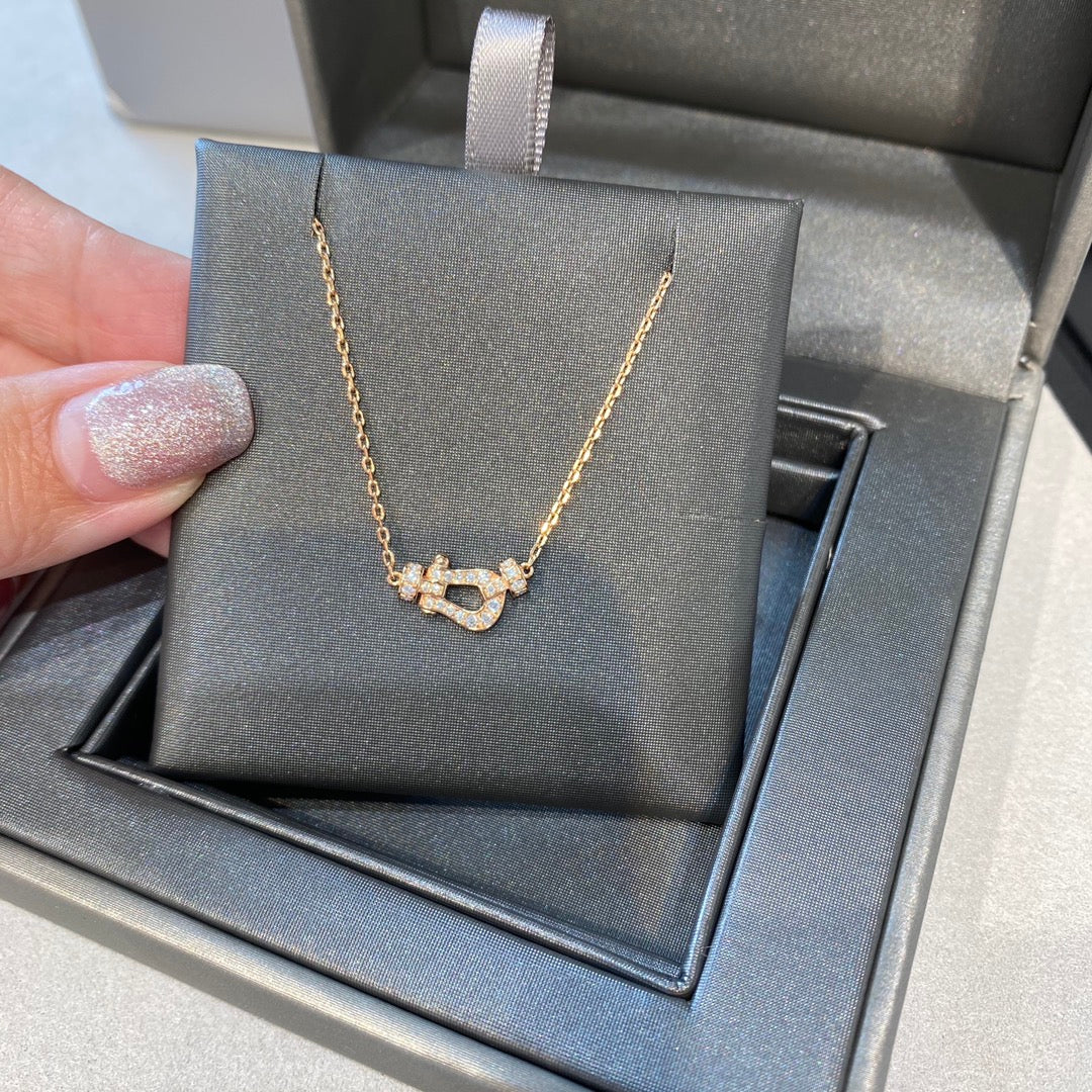 [Vellora Opalyn]FORCE 10 DIAMOND PINK GOLD NECKLACE MINI MODEL