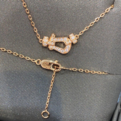 [Vellora Opalyn]FORCE 10 DIAMOND PINK GOLD NECKLACE MINI MODEL