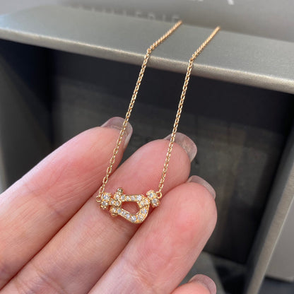 [Vellora Opalyn]FORCE 10 DIAMOND PINK GOLD NECKLACE MINI MODEL
