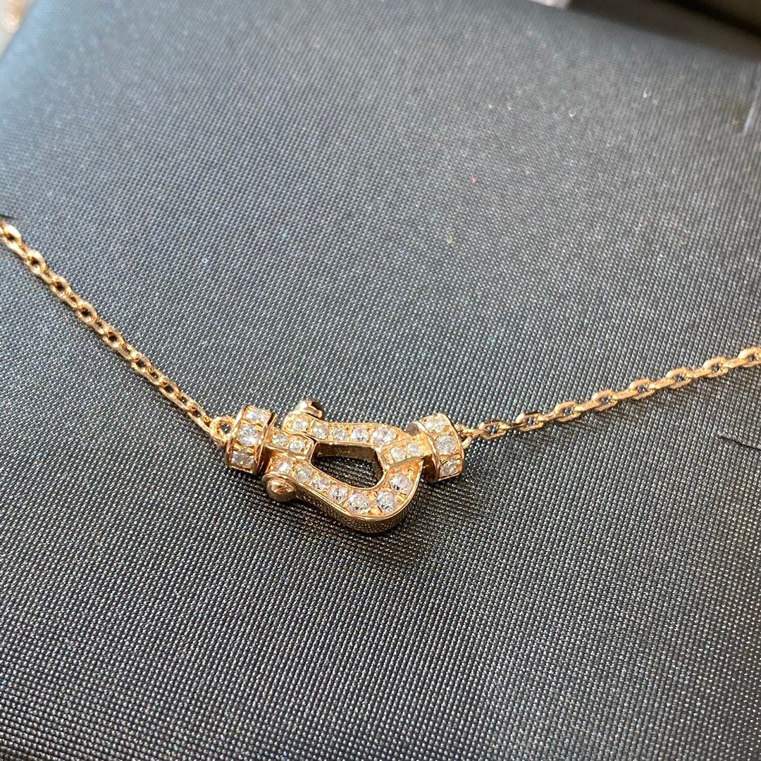 [Vellora Opalyn]FORCE 10 DIAMOND PINK GOLD NECKLACE MINI MODEL