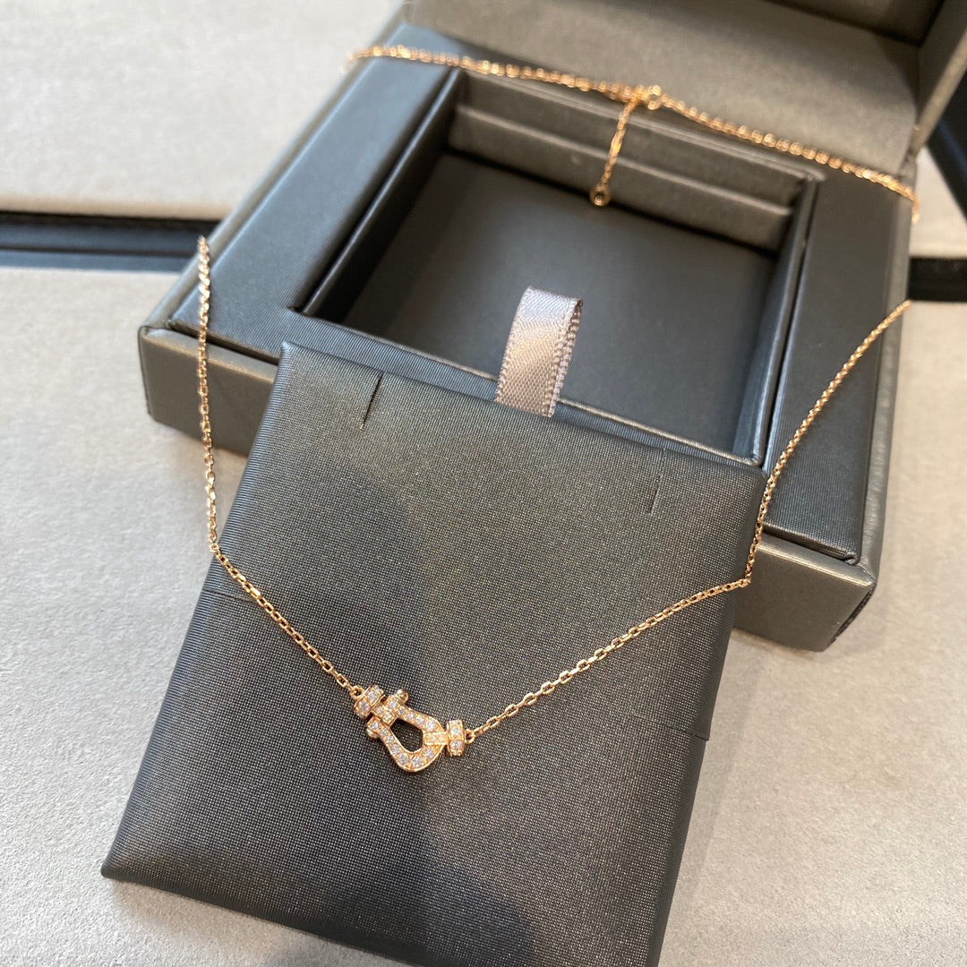 [Vellora Opalyn]FORCE 10 DIAMOND PINK GOLD NECKLACE MINI MODEL
