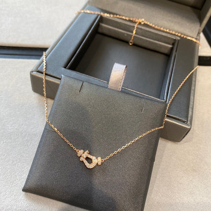 [Vellora Opalyn]FORCE 10 DIAMOND PINK GOLD NECKLACE MINI MODEL