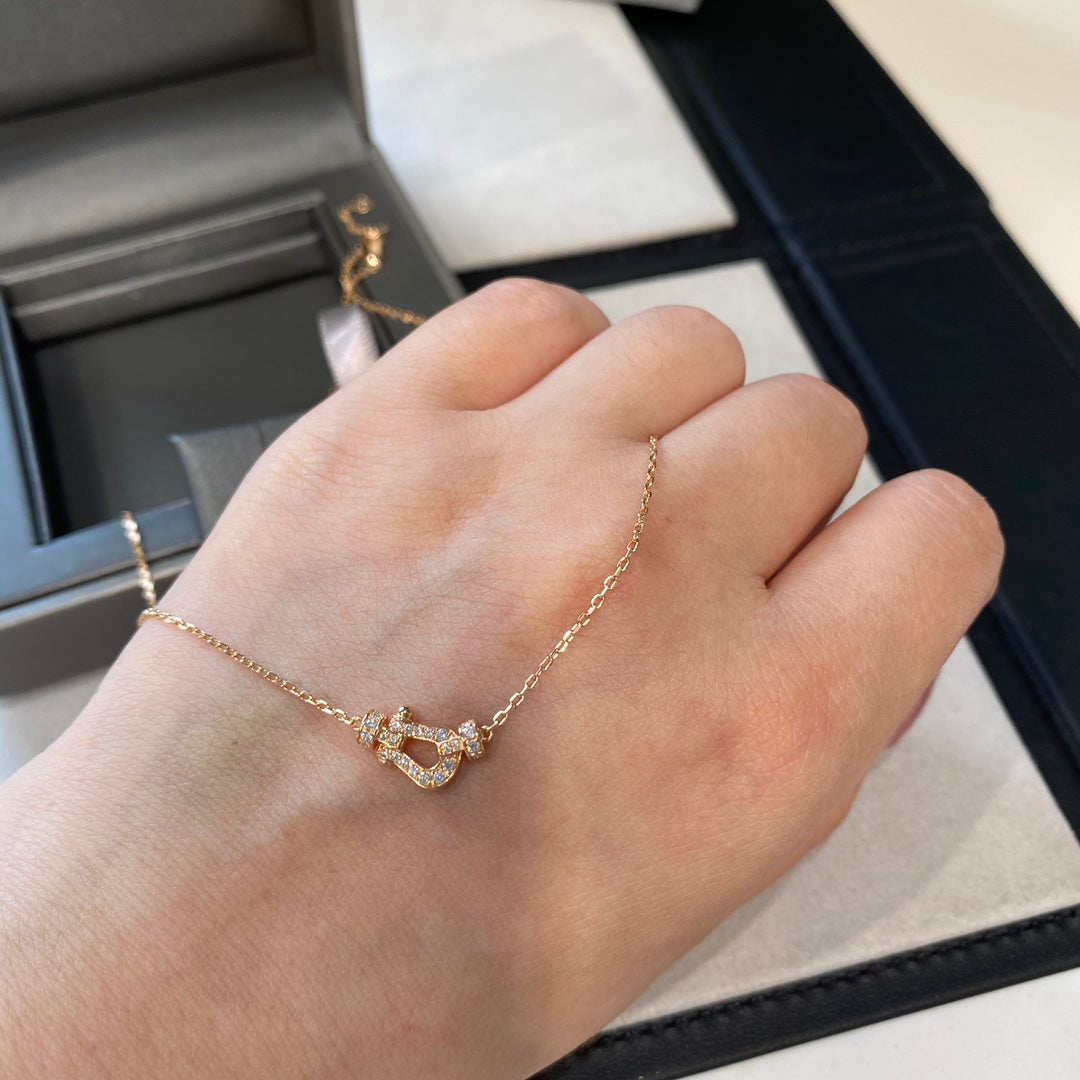 [Vellora Opalyn]FORCE 10 DIAMOND PINK GOLD NECKLACE MINI MODEL