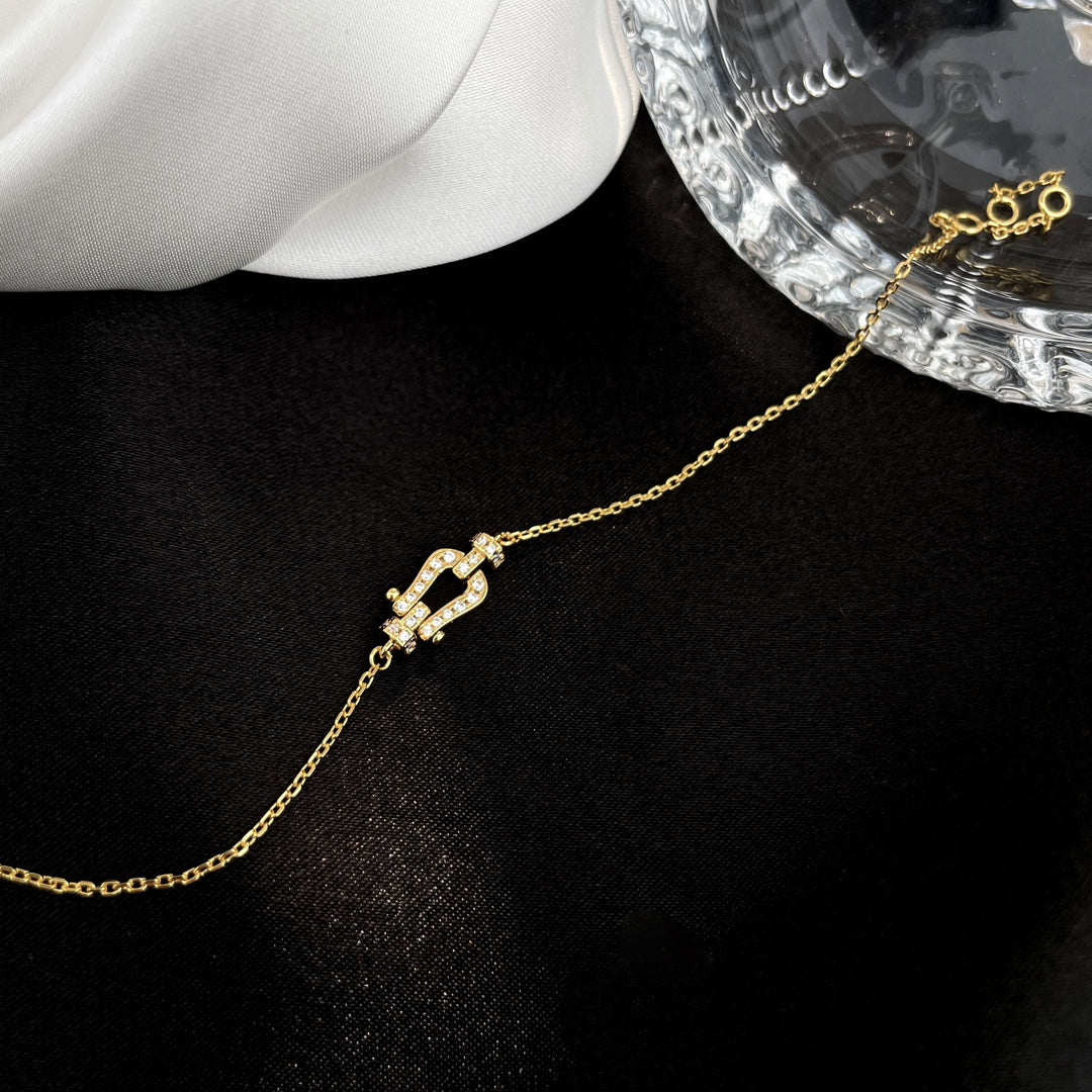 [Vellora Opalyn]FORCE 10 FULL DIAMOND BUCKLE CHAIN LINK MINI MODEL