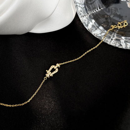 [Vellora Opalyn]FORCE 10 FULL DIAMOND BUCKLE CHAIN LINK MINI MODEL