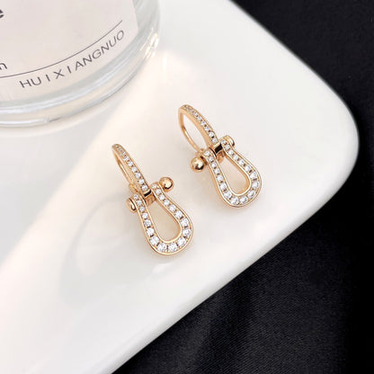 [Vellora Opalyn]FORCE 10 FULL DIAMOND DROP EARRINGS MEDIUM MODEL