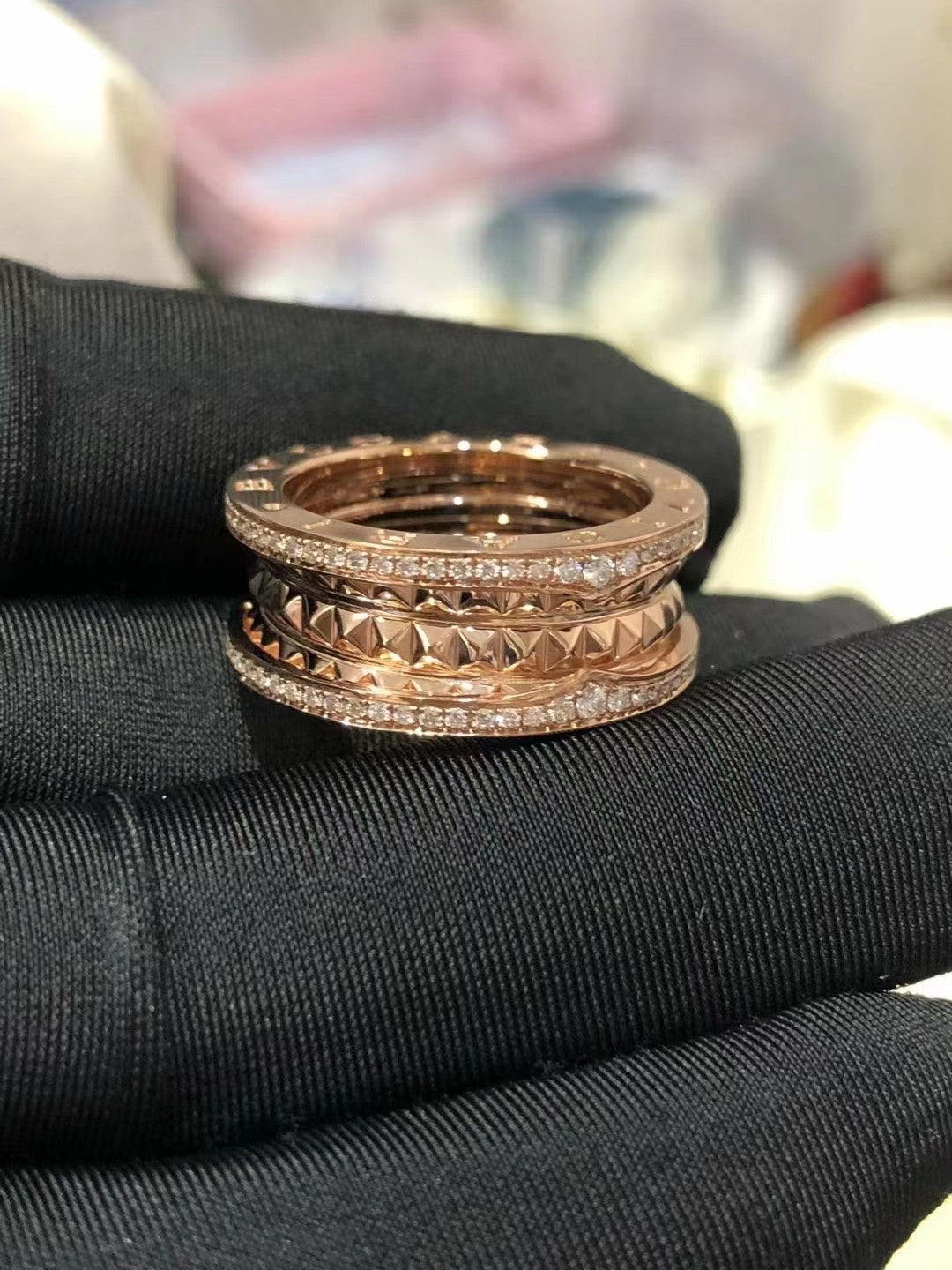 [Vellora Opalyn]ZERO 1 ROCK DIAMOND PINK GOLD