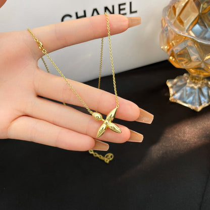 [Vellora Opalyn]LOUISETTE GOLD NECKLACE