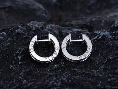 [Vellora Opalyn]ZERO 1 MINI SILVER DIAMOND EARRINGS