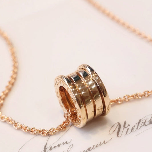 [Vellora Opalyn]ZERO 1 PINK GOLD NECKLACE