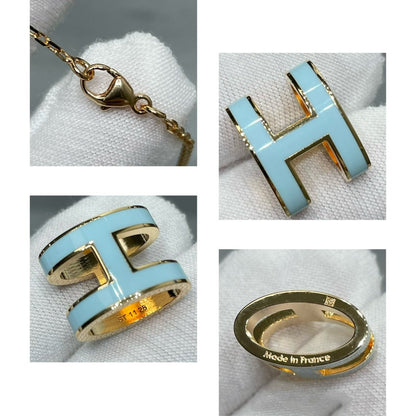 [Vellora Opalyn]POP H SKY BLUE NECKLACE