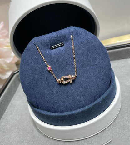 [Vellora Opalyn]FORCE 10 DIAMOND CHAIN LINK PINK GOLD BRACELET