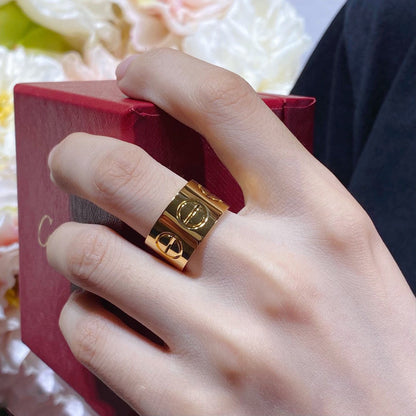 [Vellora Opalyn]LOVE 11MM LARGE RING