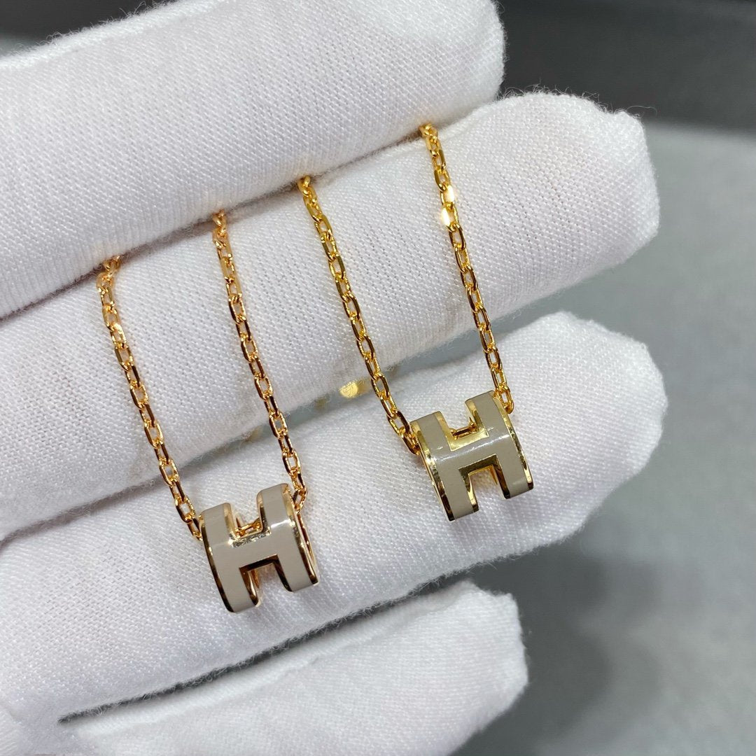 [Vellora Opalyn]MINI POP H NECKLACE