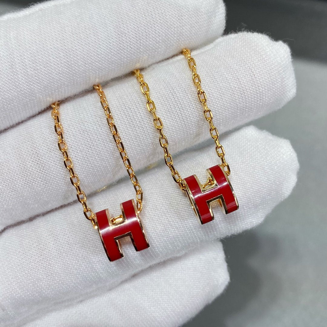 [Vellora Opalyn]MINI POP H NECKLACE