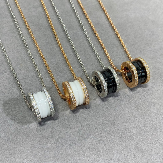 [Vellora Opalyn]ZERO 1 DIAMOND CERAMIC NECKLACE