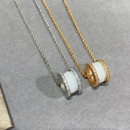 [Vellora Opalyn]ZERO 1 DIAMOND CERAMIC NECKLACE