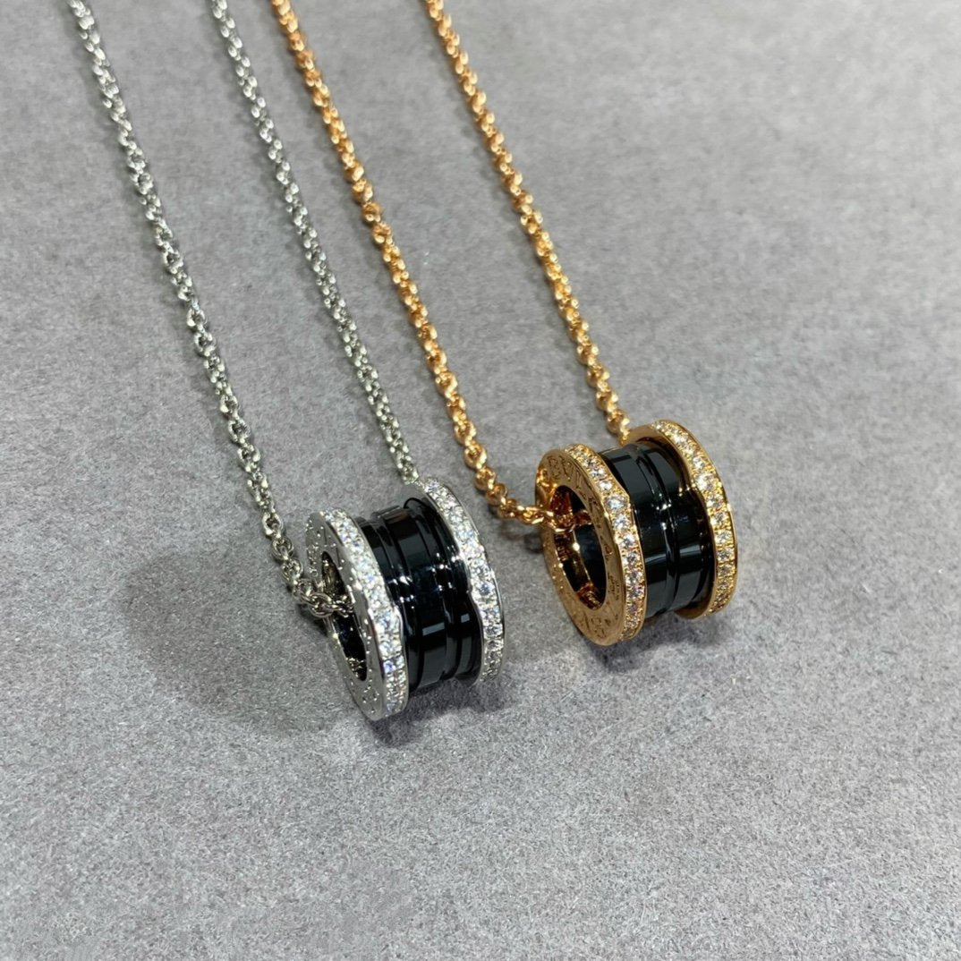 [Vellora Opalyn]ZERO 1 DIAMOND CERAMIC NECKLACE