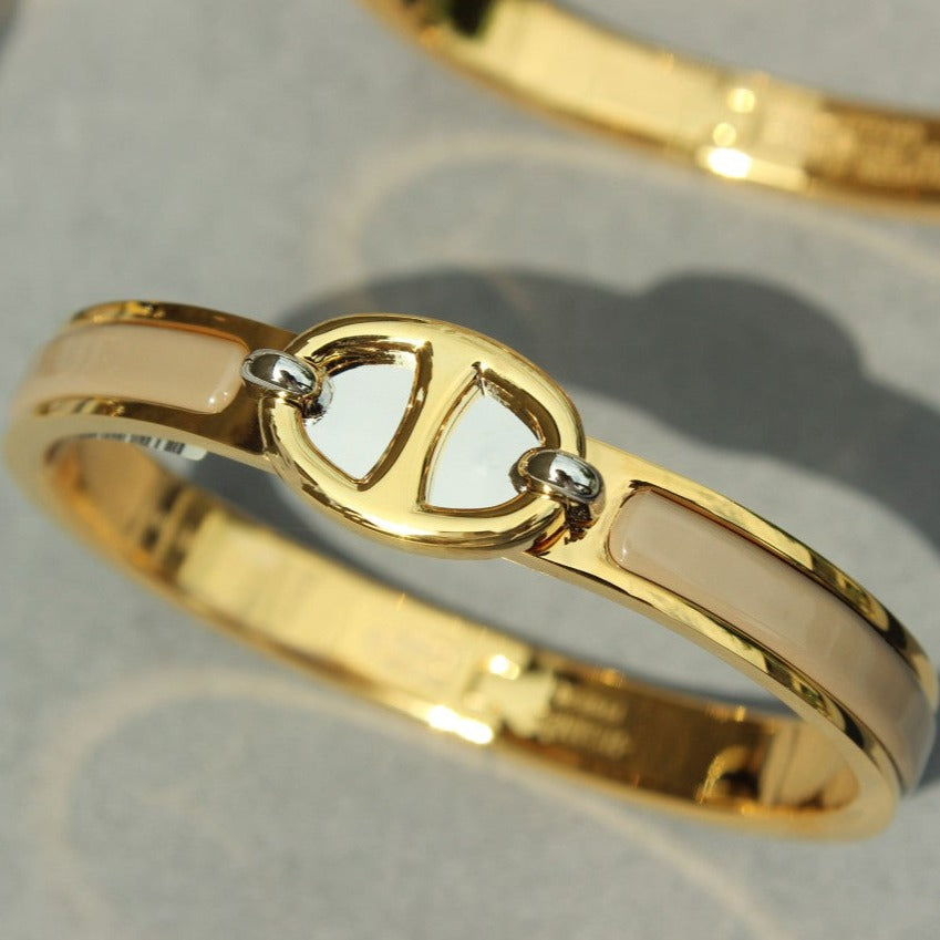 [Vellora Opalyn]CLIC CHAINE GOLD BRACELET