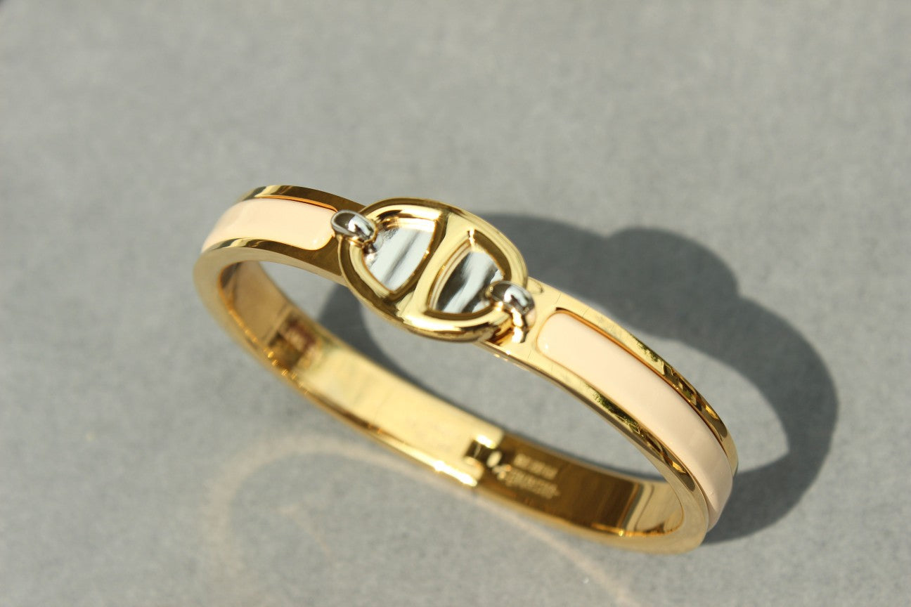 [Vellora Opalyn]CLIC CHAINE GOLD BRACELET