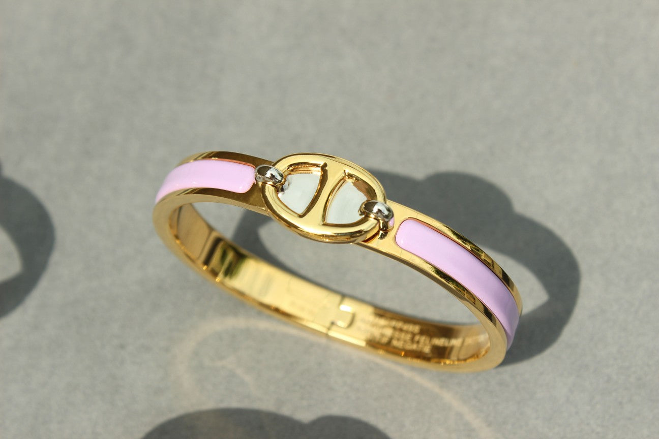 [Vellora Opalyn]CLIC CHAINE GOLD BRACELET