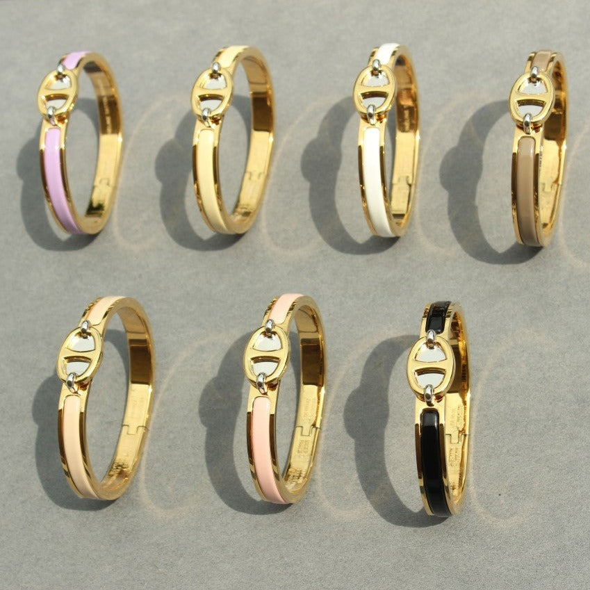 [Vellora Opalyn]CLIC CHAINE GOLD BRACELET