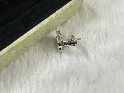[Vellora Opalyn]CLOVER PIETERSITE MEDIUM STUD EARRINGS