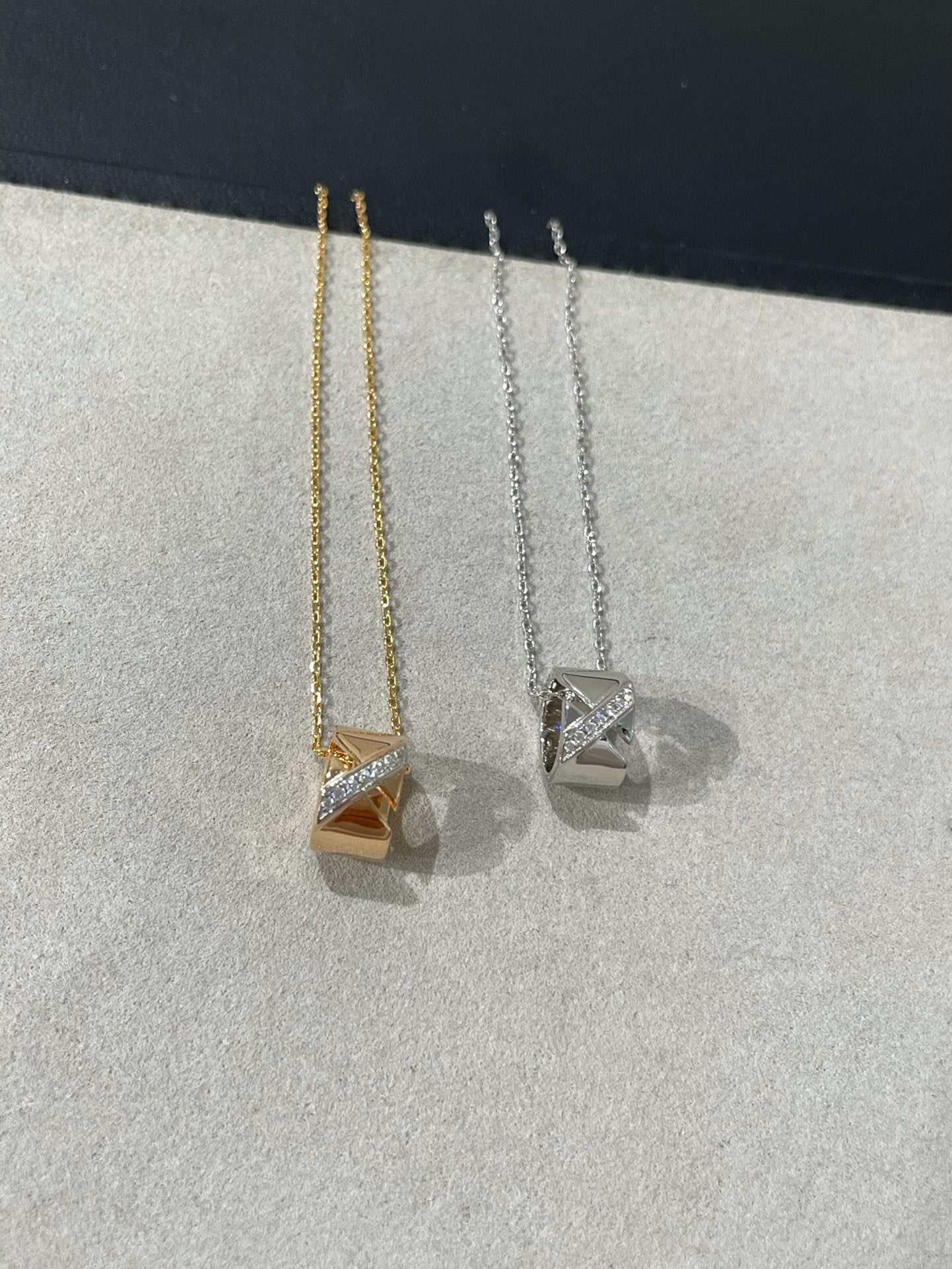 [Vellora Opalyn]LIENS EVIDENCE DIAMOND NECKLACE