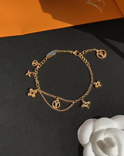 [Vellora Opalyn]BLOOMING PINK GOLD MOP BRACELET